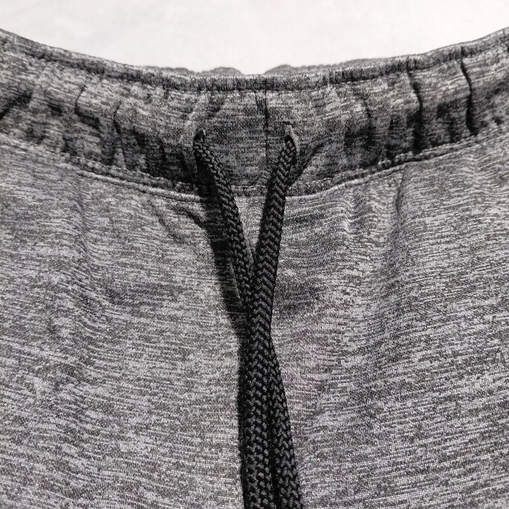 Lot of 2 Place Sport Boys Fleece Lined Athletic Sweatpants L 10/12 Heather Gray